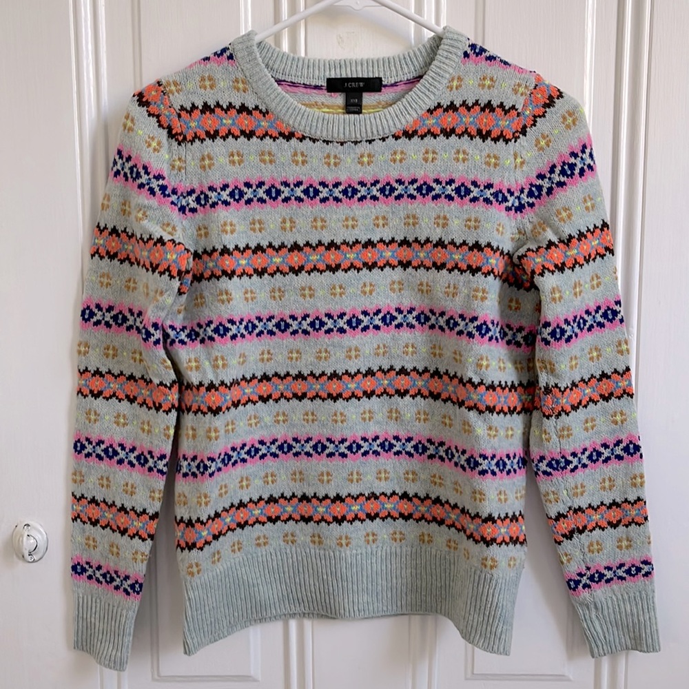 J. Crew Fair Isle Sweater